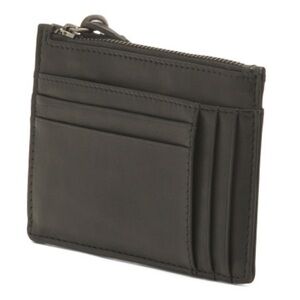 Black Leather Card Holder Wallet Made in India Clutch